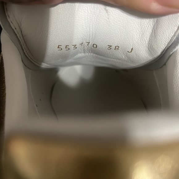Women’s Metallic Oversized Alexander McQueen Sneakers - Picture 4 of 4
